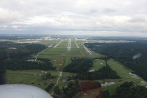 Final approach to Savannah