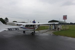 Refueling at Lumberton